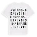 Asnans-Beauvoisin ordlek t-shirt