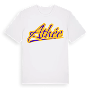 Athée baseball t-shirt – ekologisk bomull t-shirt från Pinshirt