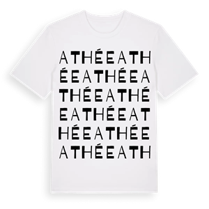 Athée ordlek t-shirt – ekologisk bomull t-shirt från Pinshirt