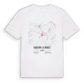 Aubigny-la-Ronce karta t-shirt
