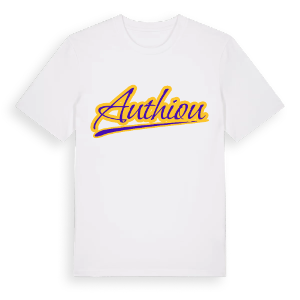 Authiou baseball t-shirt – ekologisk bomull t-shirt från Pinshirt