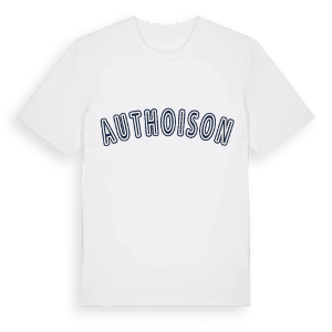 Authoison college t-shirt – ekologisk bomull t-shirt från Pinshirt