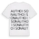 Authoison ordlek t-shirt