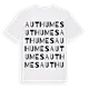 Authumes ordlek t-shirt