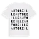 Autoreille ordlek t-shirt