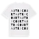 Autricourt ordlek t-shirt