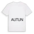 Jag älskar Autun t-shirt stort tryck