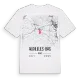Auxelles-Bas karta t-shirt
