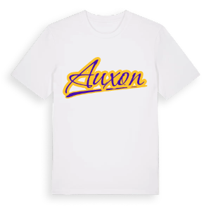 Auxon baseball t-shirt – ekologisk bomull t-shirt från Pinshirt