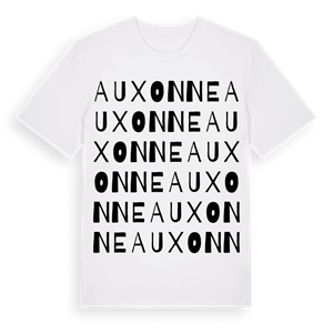 Auxonne ordlek t-shirt – ekologisk bomull t-shirt från Pinshirt