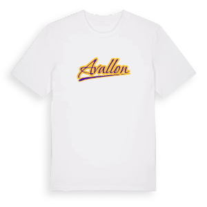 Avallon baseball t-shirt – ekologisk bomull t-shirt från Pinshirt