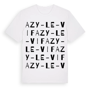 Azy-le-Vif ordlek t-shirt – ekologisk bomull t-shirt från Pinshirt
