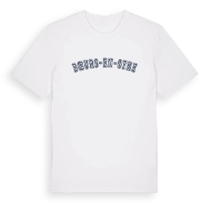 Bœurs-en-Othe college t-shirt – ekologisk bomull t-shirt från Pinshirt
