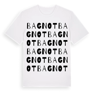 Bagnot ordlek t-shirt – ekologisk bomull t-shirt från Pinshirt