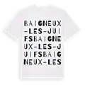 Baigneux-les-Juifs ordlek t-shirt