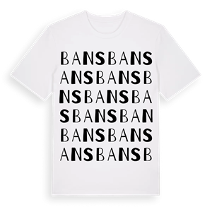 Bans ordlek t-shirt – ekologisk bomull t-shirt från Pinshirt