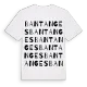 Bantanges ordlek t-shirt