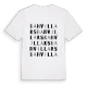 Banvillars ordlek t-shirt