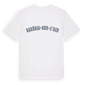 Barésia-sur-l'Ain college t-shirt – ekologisk bomull t-shirt från Pinshirt