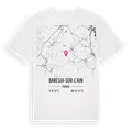 Barésia-sur-l'Ain karta t-shirt
