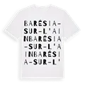 Barésia-sur-l'Ain ordlek t-shirt