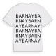 Barnay ordlek t-shirt