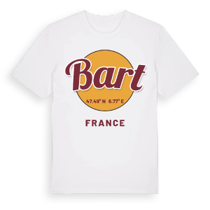 Bart cirkel t-shirt – ekologisk bomull t-shirt från Pinshirt