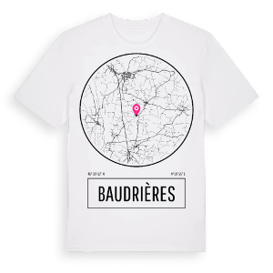 Baudrières t-shirt – ekologisk bomull t-shirt från Pinshirt