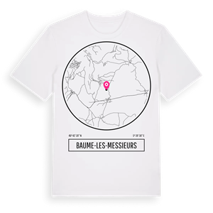 Baume-les-Messieurs t-shirt – ekologisk bomull t-shirt från Pinshirt