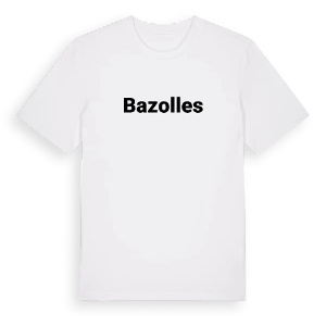 Bazolles fetstil t-shirt – ekologisk bomull t-shirt från Pinshirt