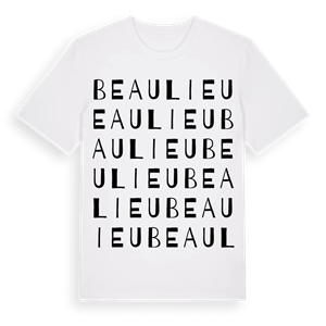Beaulieu ordlek t-shirt – ekologisk bomull t-shirt från Pinshirt