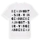 Beaumont-sur-Vingeanne ordlek t-shirt