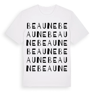 Beaune ordlek t-shirt – ekologisk bomull t-shirt från Pinshirt
