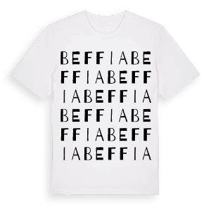 Beffia ordlek t-shirt – ekologisk bomull t-shirt från Pinshirt