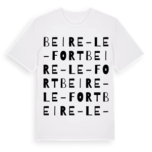 Beire-le-Fort ordlek t-shirt – ekologisk bomull t-shirt från Pinshirt