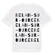 Belan-sur-Ource ordlek t-shirt