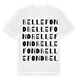 Bellefond ordlek t-shirt