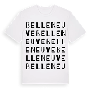 Belleneuve ordlek t-shirt – ekologisk bomull t-shirt från Pinshirt