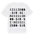 Bellenod-sur-Seine ordlek t-shirt