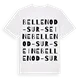 Bellenod-sur-Seine ordlek t-shirt