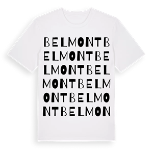 Belmont ordlek t-shirt – ekologisk bomull t-shirt från Pinshirt