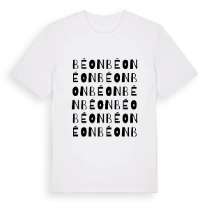 Béon ordlek t-shirt – ekologisk bomull t-shirt från Pinshirt