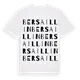 Bersaillin ordlek t-shirt