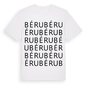 Béru ordlek t-shirt – ekologisk bomull t-shirt från Pinshirt