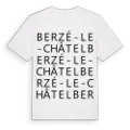 Berzé-le-Châtel ordlek t-shirt