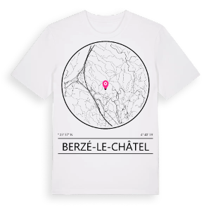 Berzé-le-Châtel t-shirt – ekologisk bomull t-shirt från Pinshirt