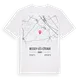 Bessey-lès-Cîteaux karta t-shirt