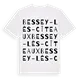 Bessey-lès-Cîteaux ordlek t-shirt