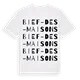 Bief-des-Maisons ordlek t-shirt