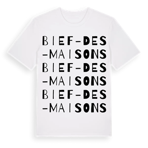 Bief-des-Maisons ordlek t-shirt – ekologisk bomull t-shirt från Pinshirt